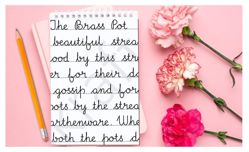 Cursive hadwriting