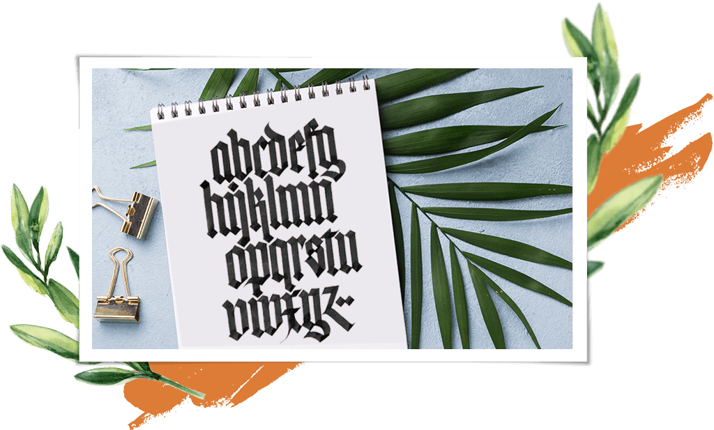 Cut Nib Calligraphy