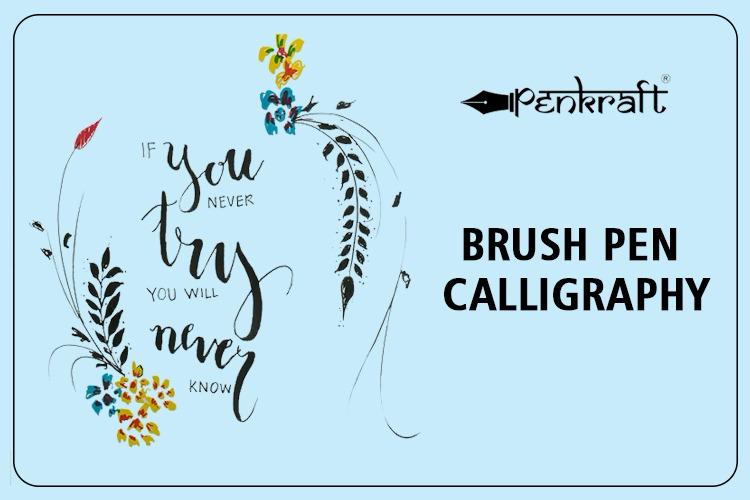 Brush pen calligraphy
